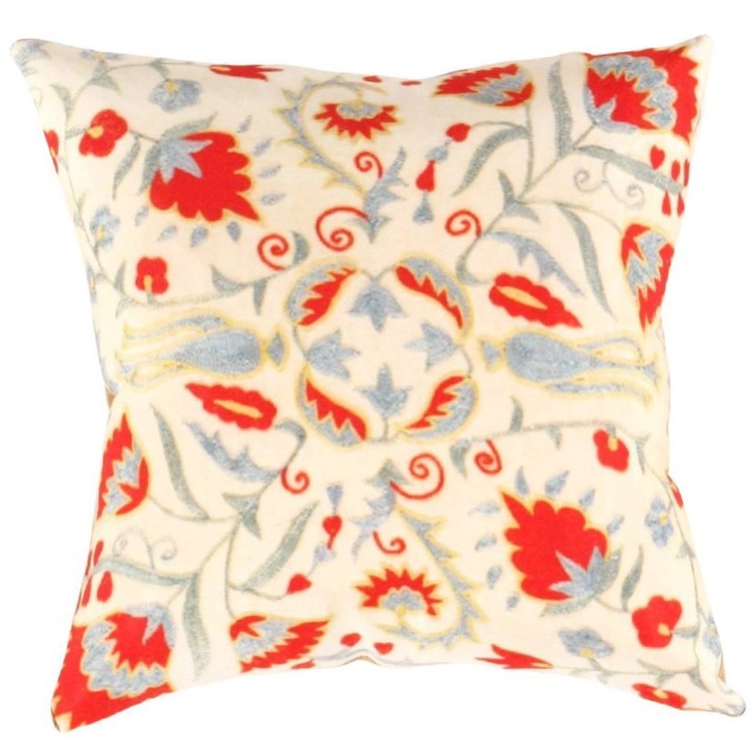 Turkish Suzani Modern Design Pillow 16"x 16"