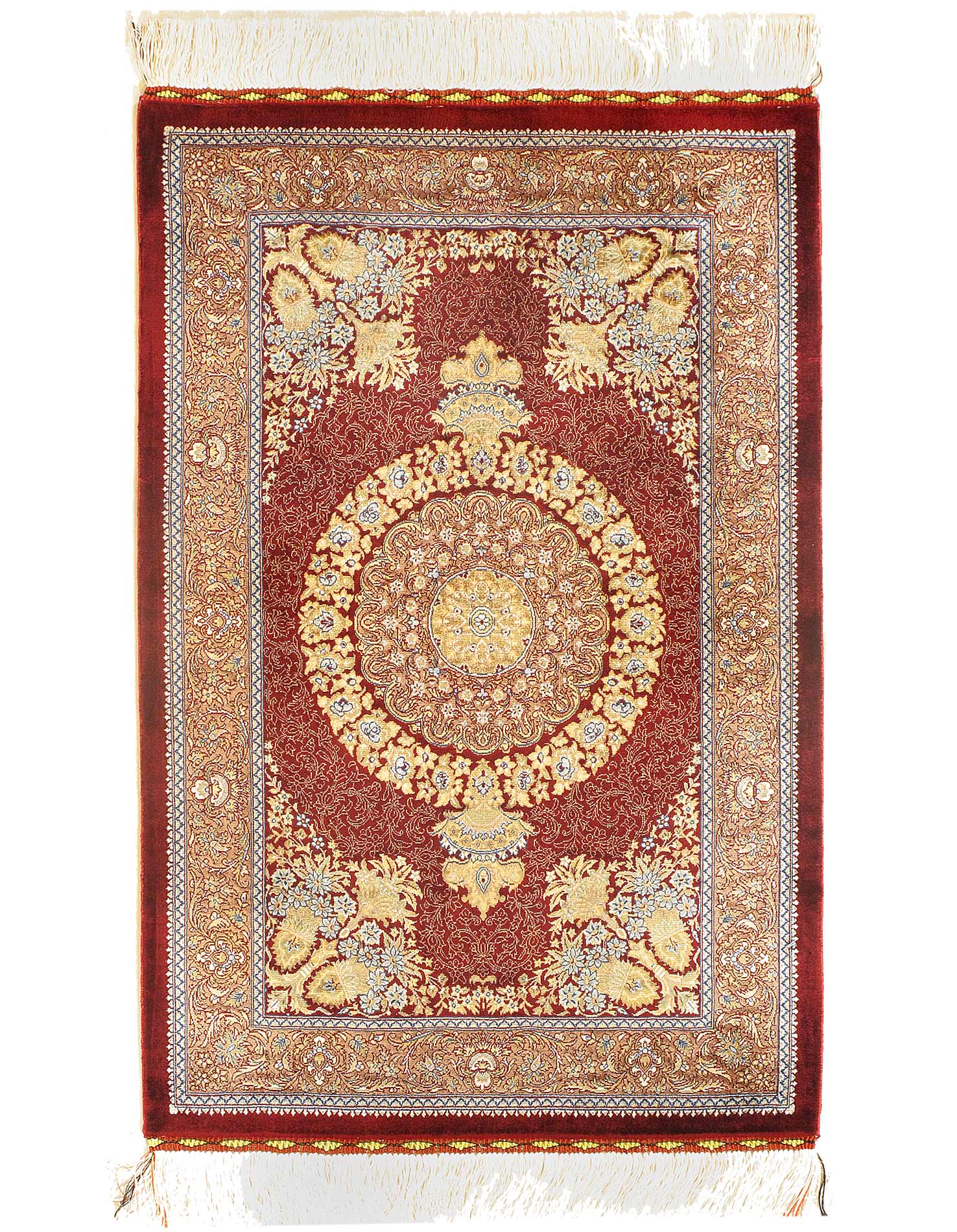 Persian Qum Design Rug 2'X 3'