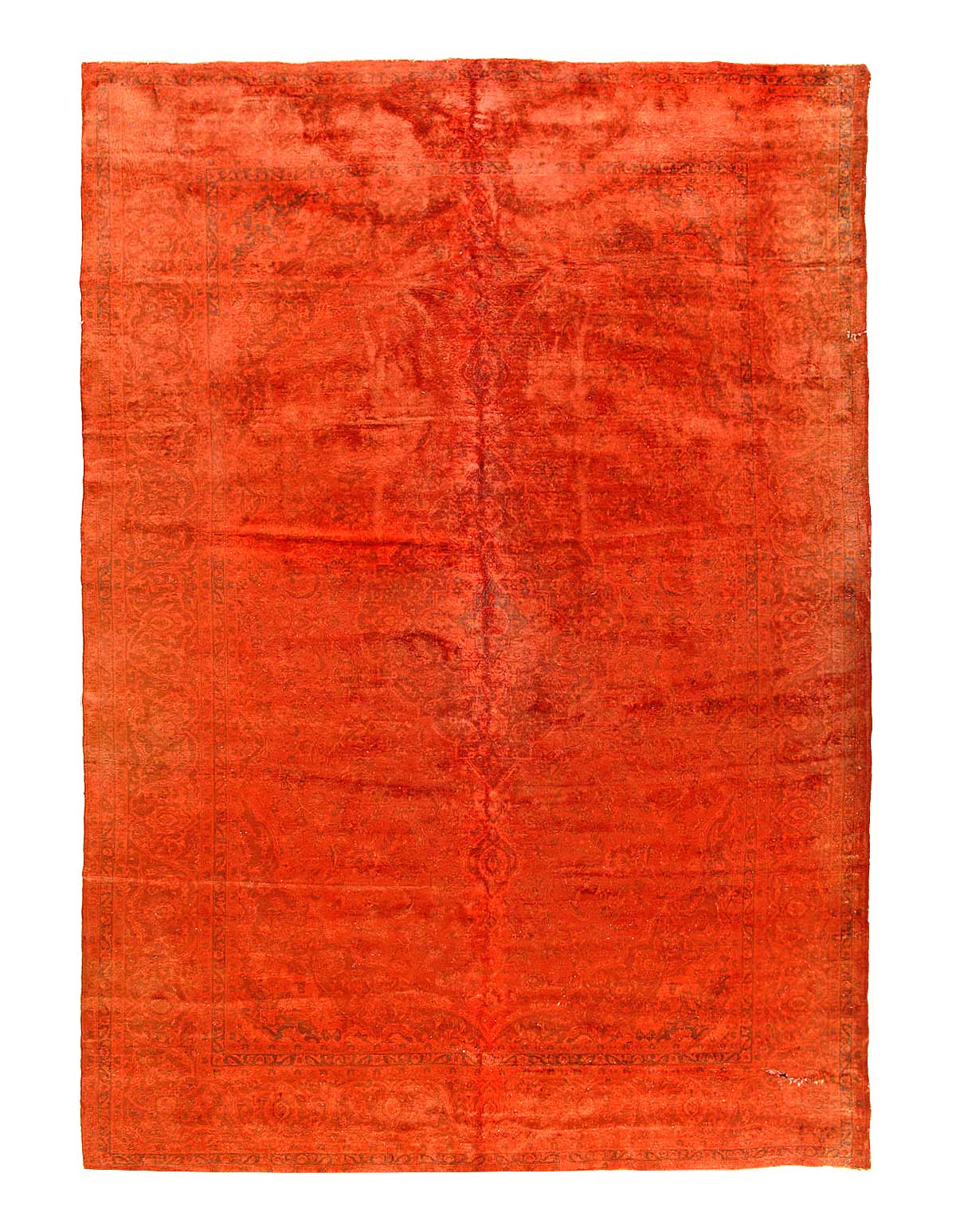 Fine Hand knotted Overdyed kashan Rug 9'7"x 13'5'