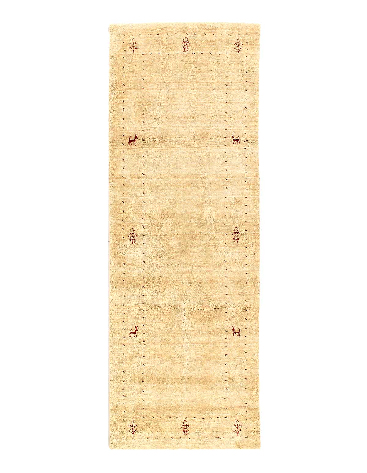 Fine Hand knotted persian Gabbeh design Runner 2'8'' X 7'9''
