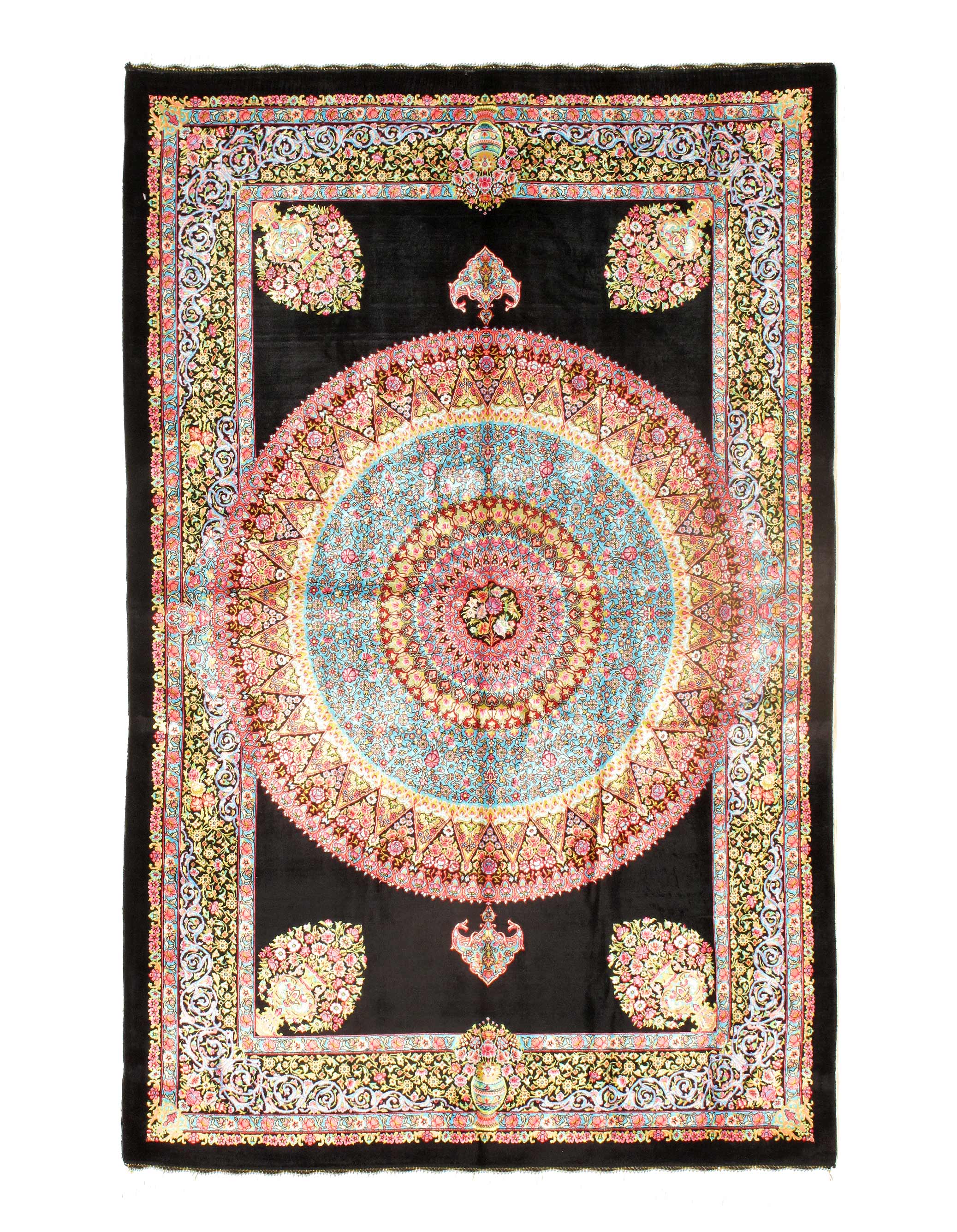 Exquisite Design Paris Palace Fine Power Loom V.Silk Rug 3'3''X 4'11"