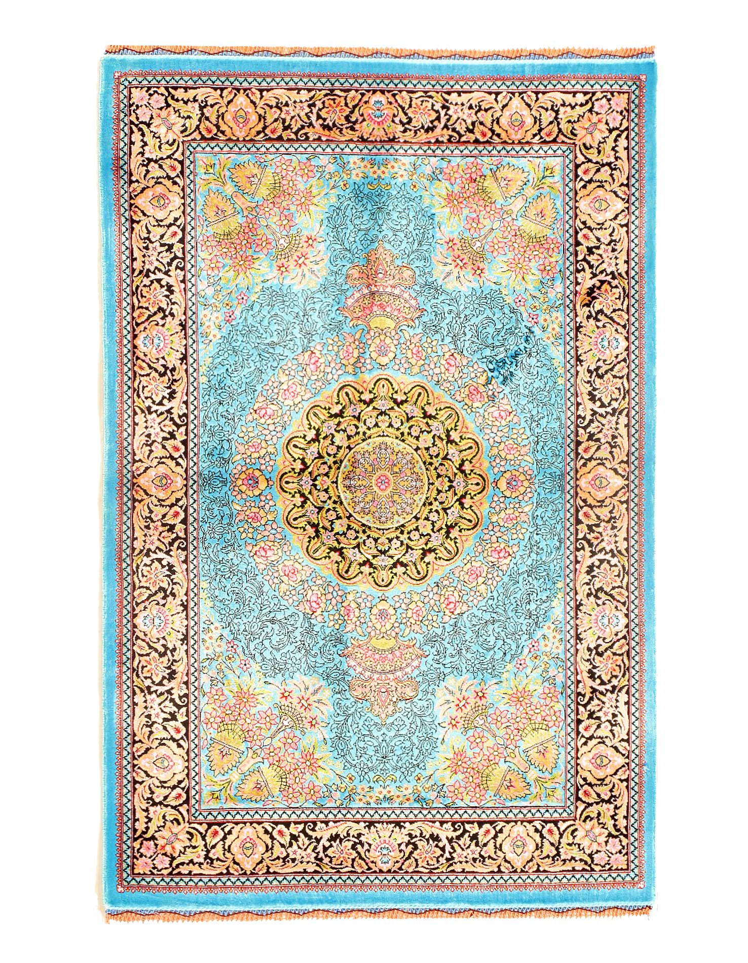 Persian Qum Design Rug 2' X 2'11"