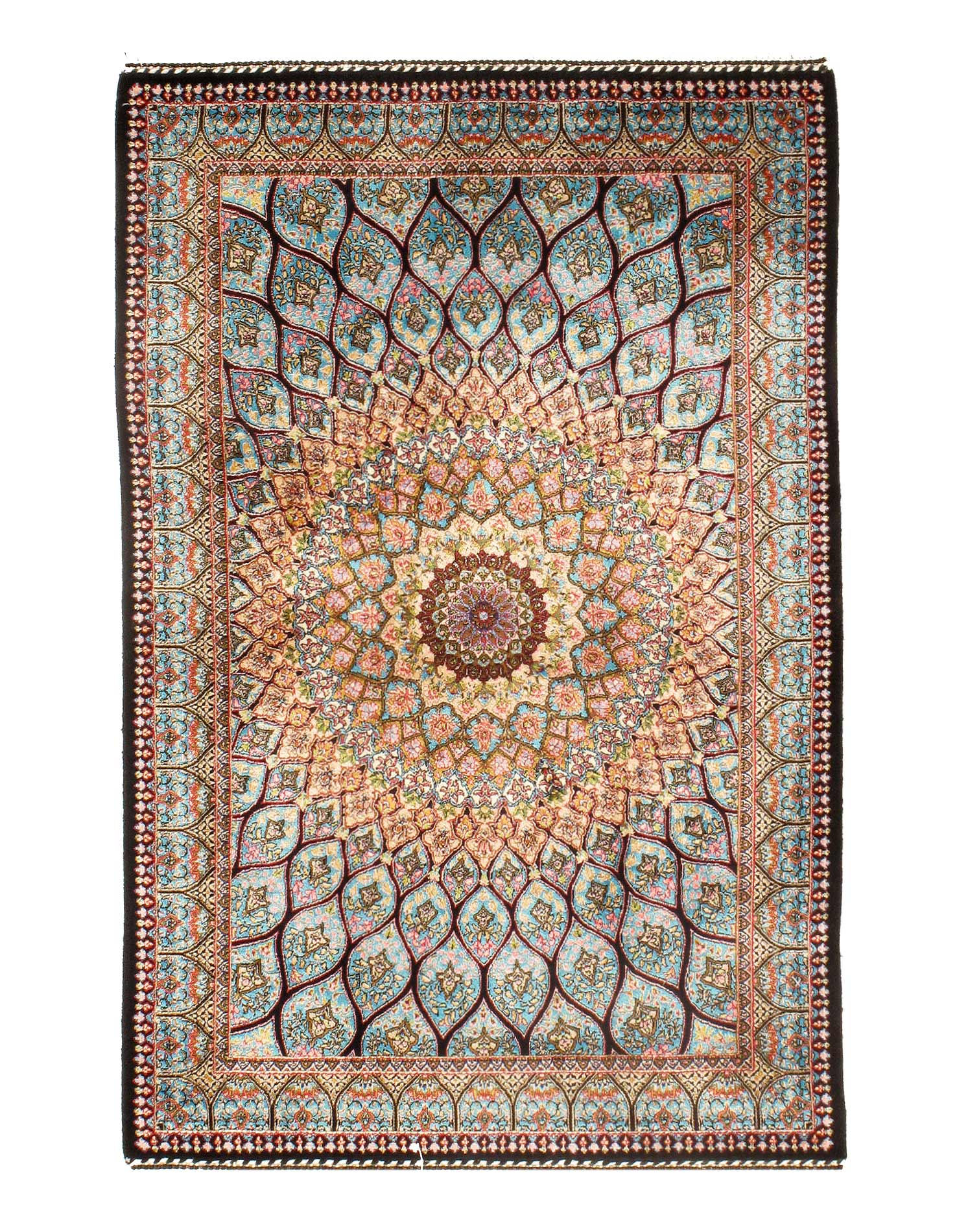 Persian Qum Design Rug 2' X 3'