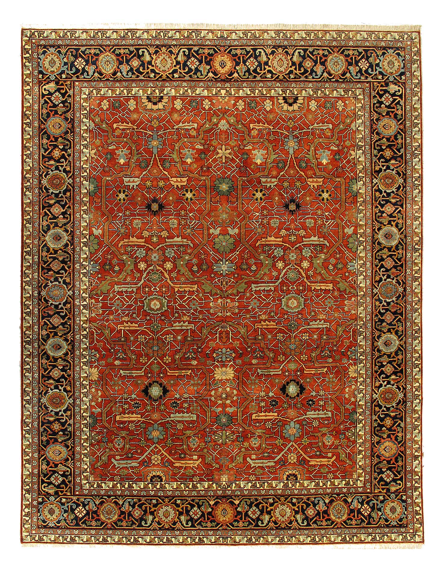 Fine Hand knotted Ralph Lauren Design 9'4'' X 12'1''