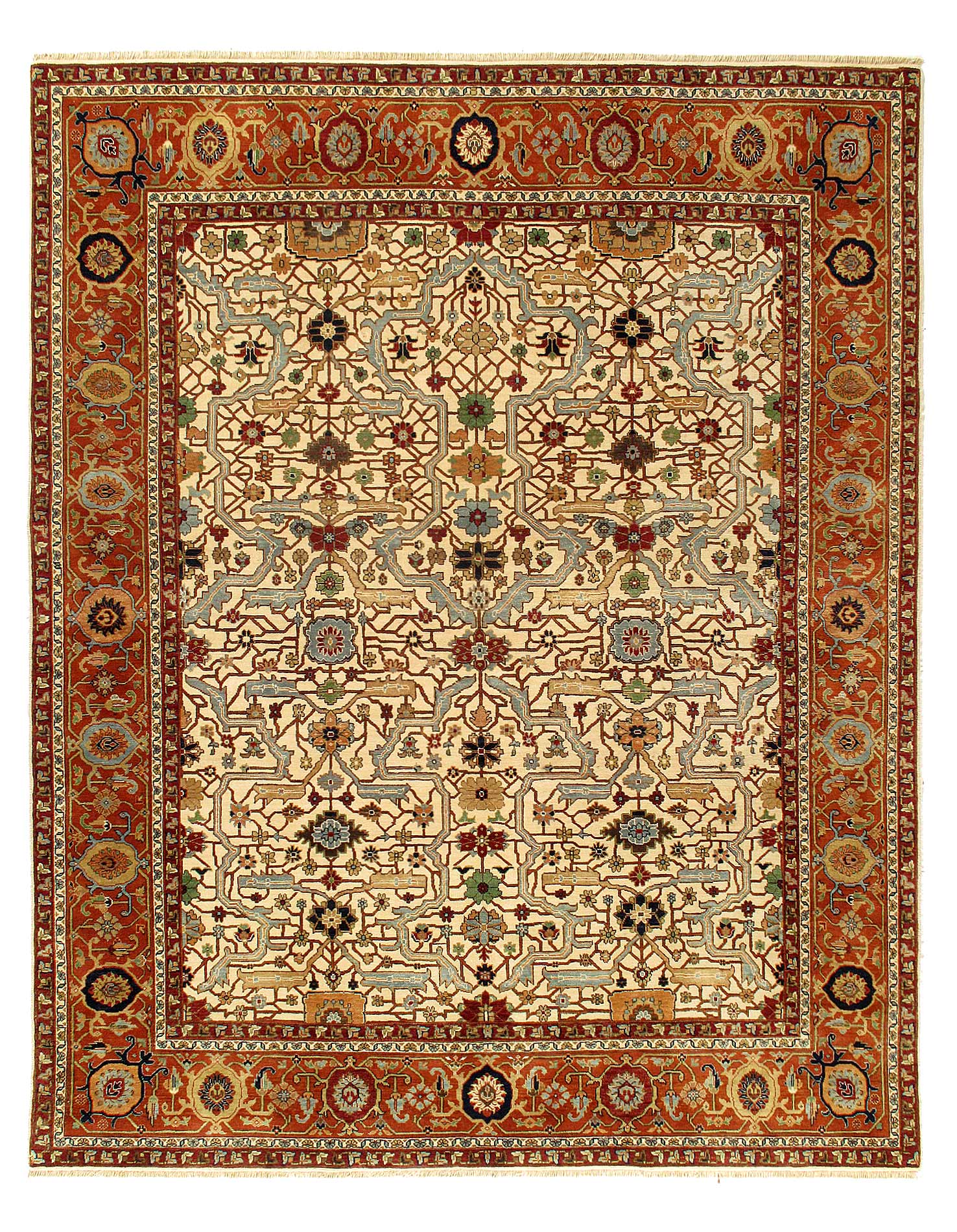 Fine Hand knotted Ralph Lauren Design 8'1'' X 10'