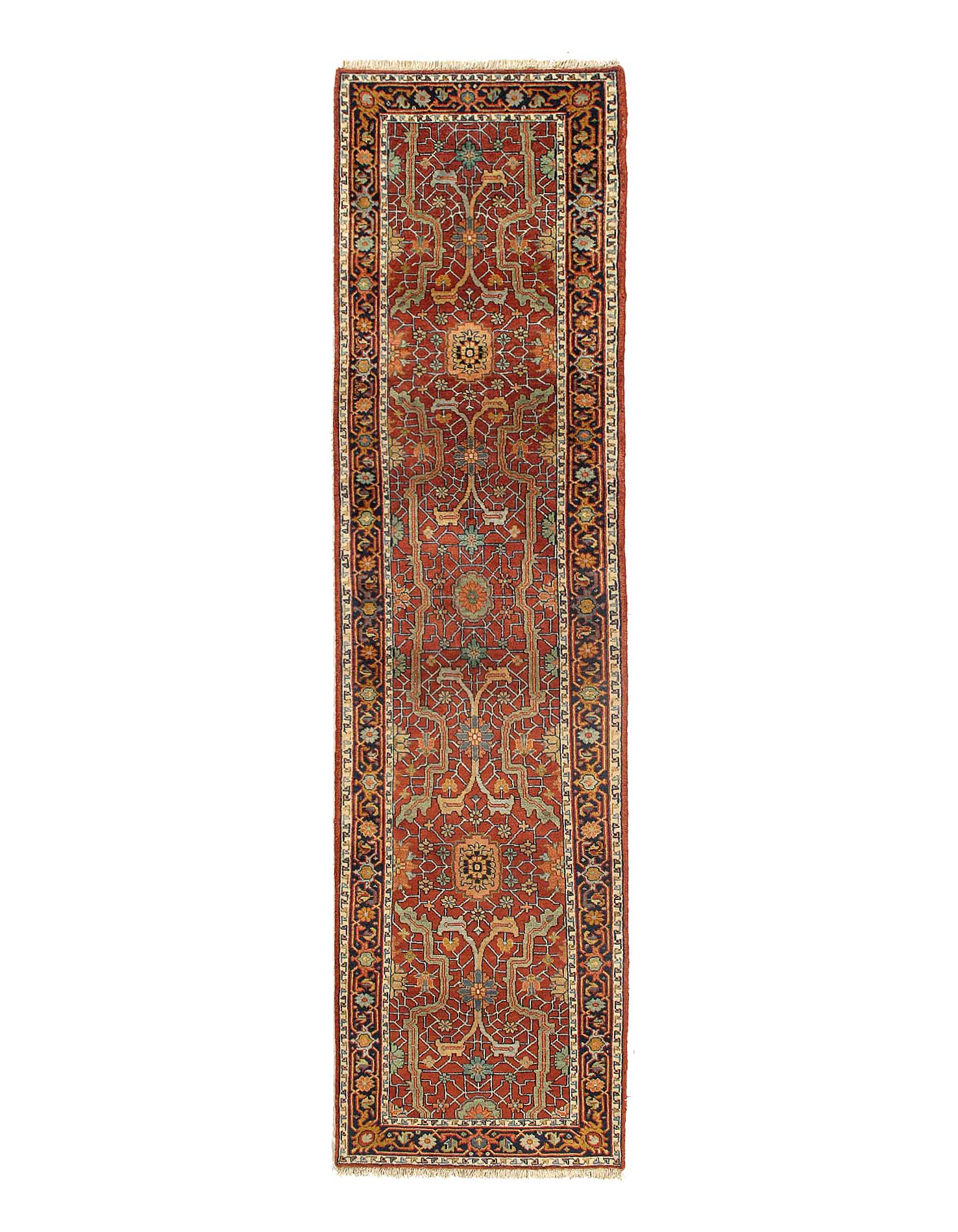 Fine Hand knotted Ralph Lauren Design runner 2'6'' X 10'1''