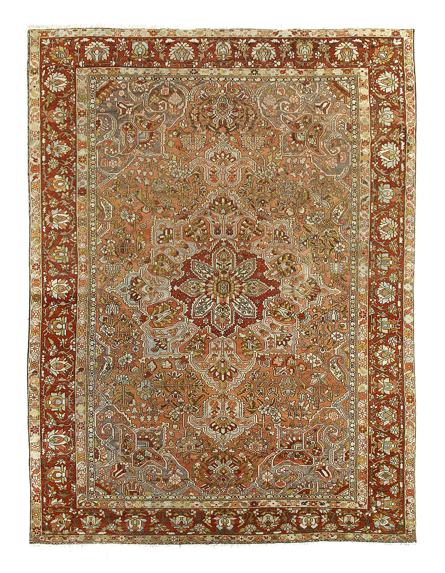 Persian Sami Antique Bakhtiari Hand-Knotted 11' X 14'1''