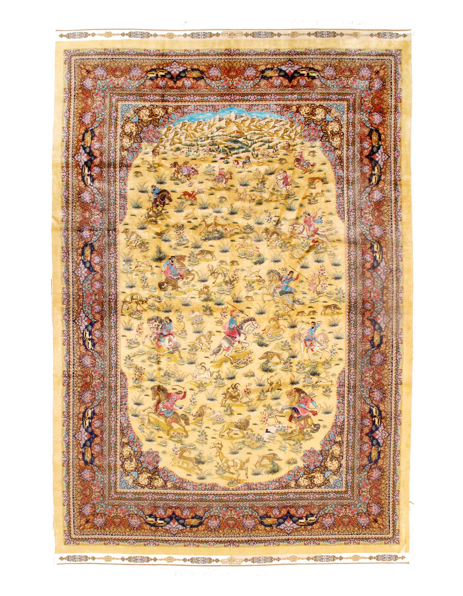 Exquisite Design Paris Palace Fine Power Loom v. Silk Rug 6'7'' X 9'11''