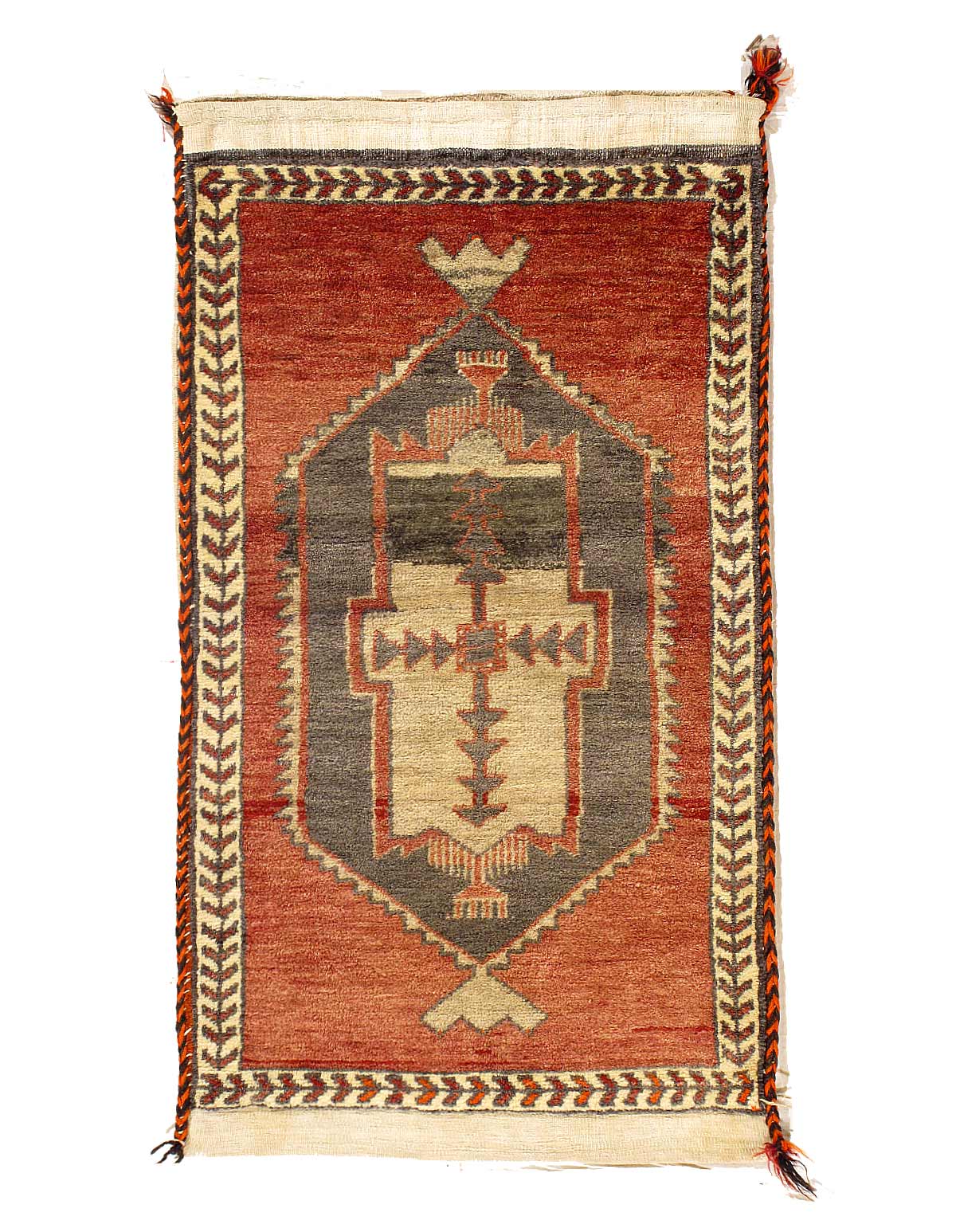 Vintage Turkish Hand Knotted saddle bag Rug 2'X 3'6"
