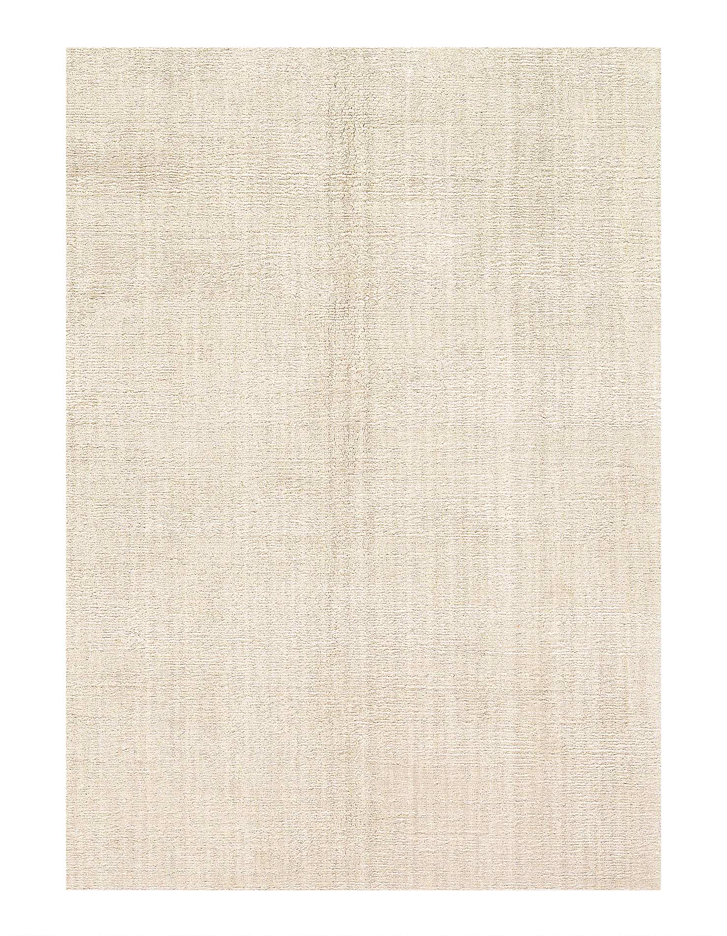 Beige color Hand knotted Modern Rug 2' X 3'