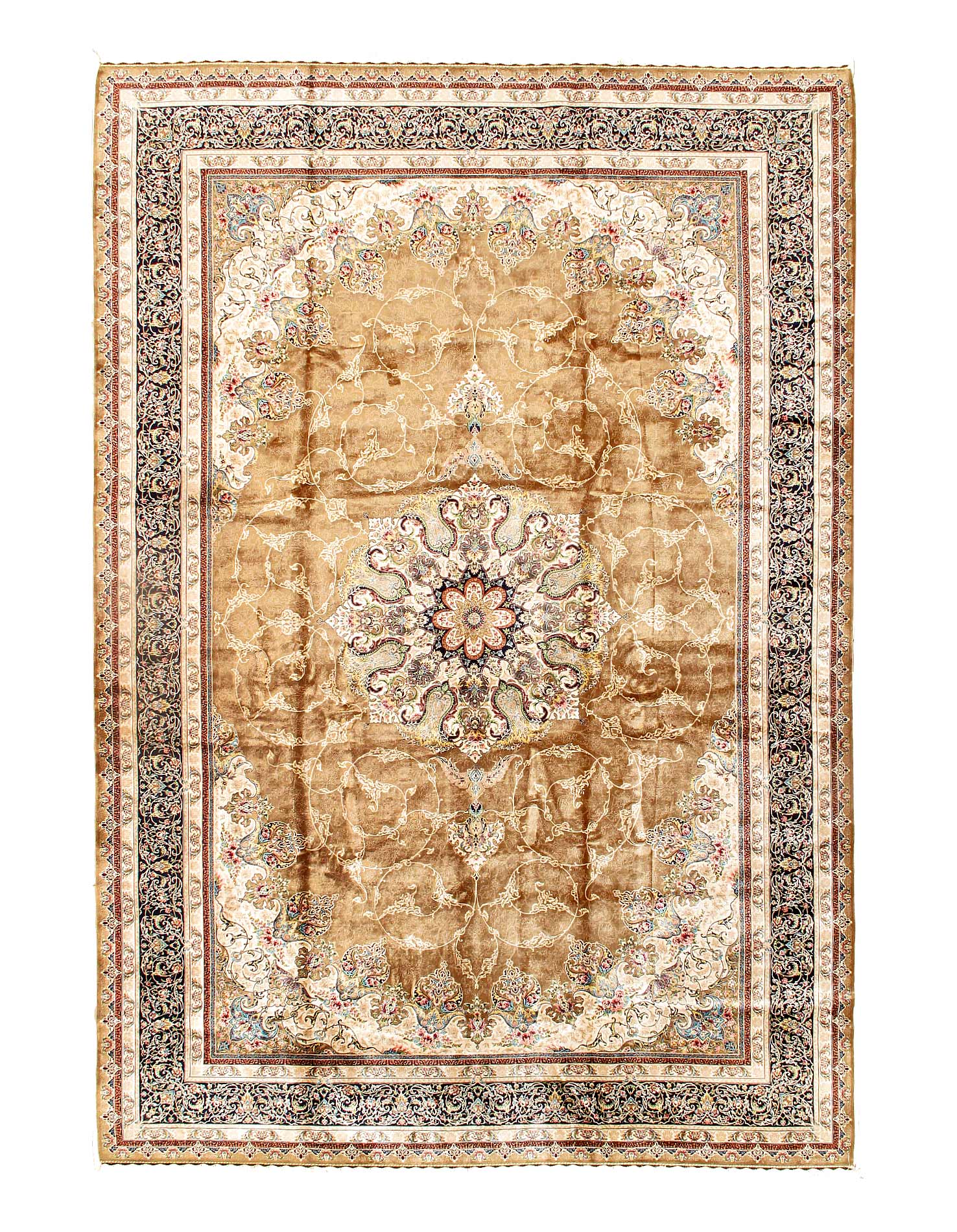 Persian Qum Design Rug 6'7"x 10'