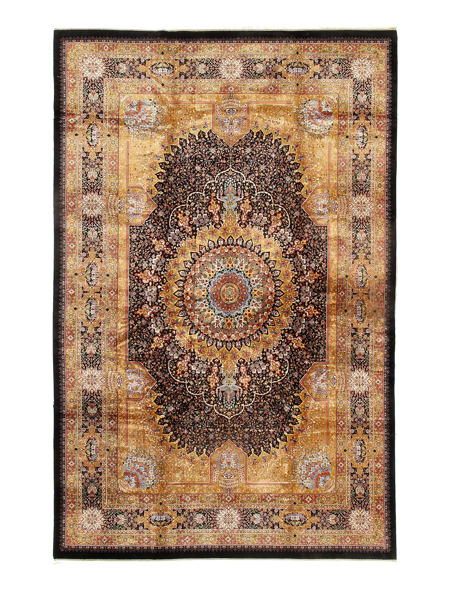 Persian Qum Design Rug 6'7"X 10'