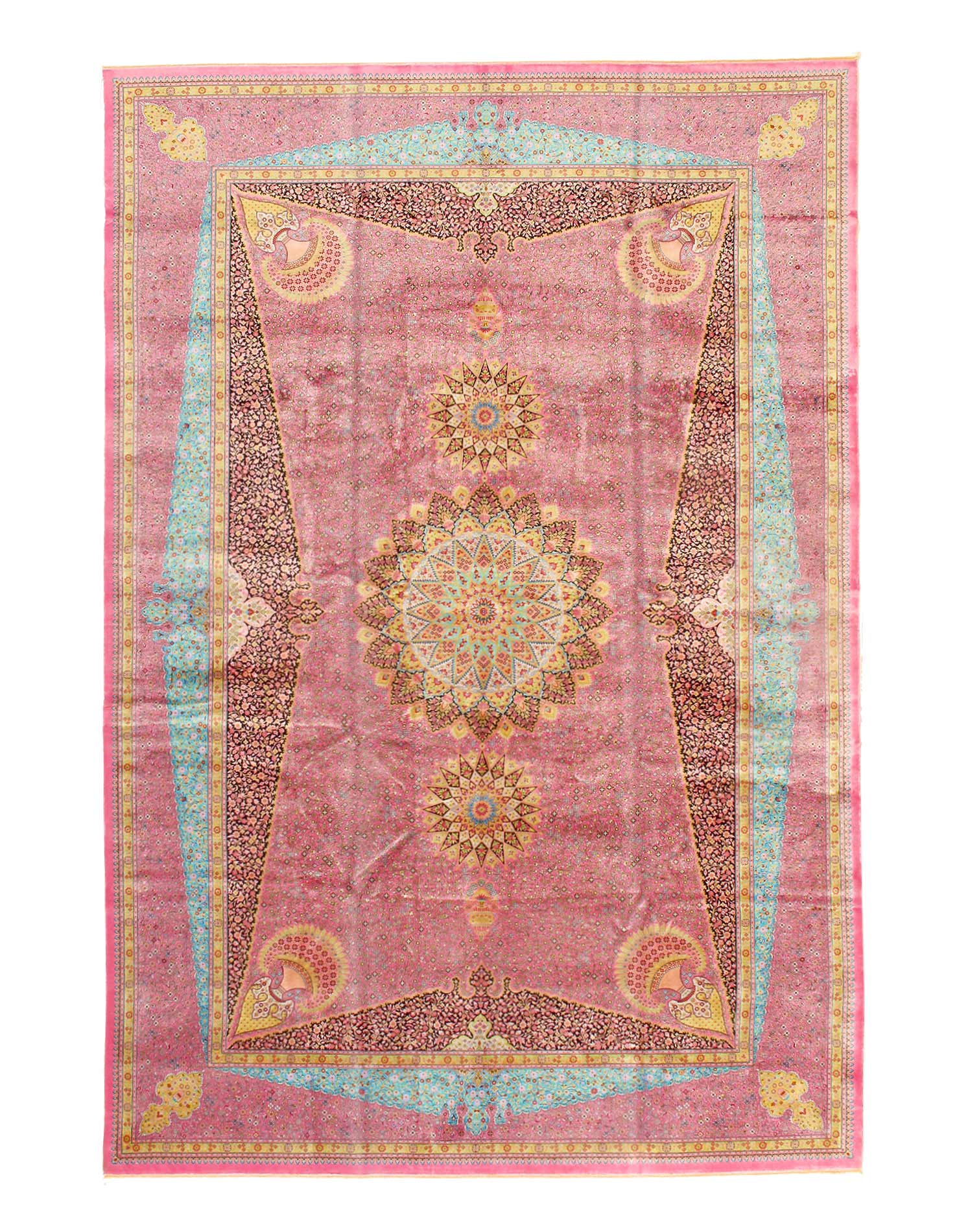 Persian Qum Design Rug 6'7"X 10'