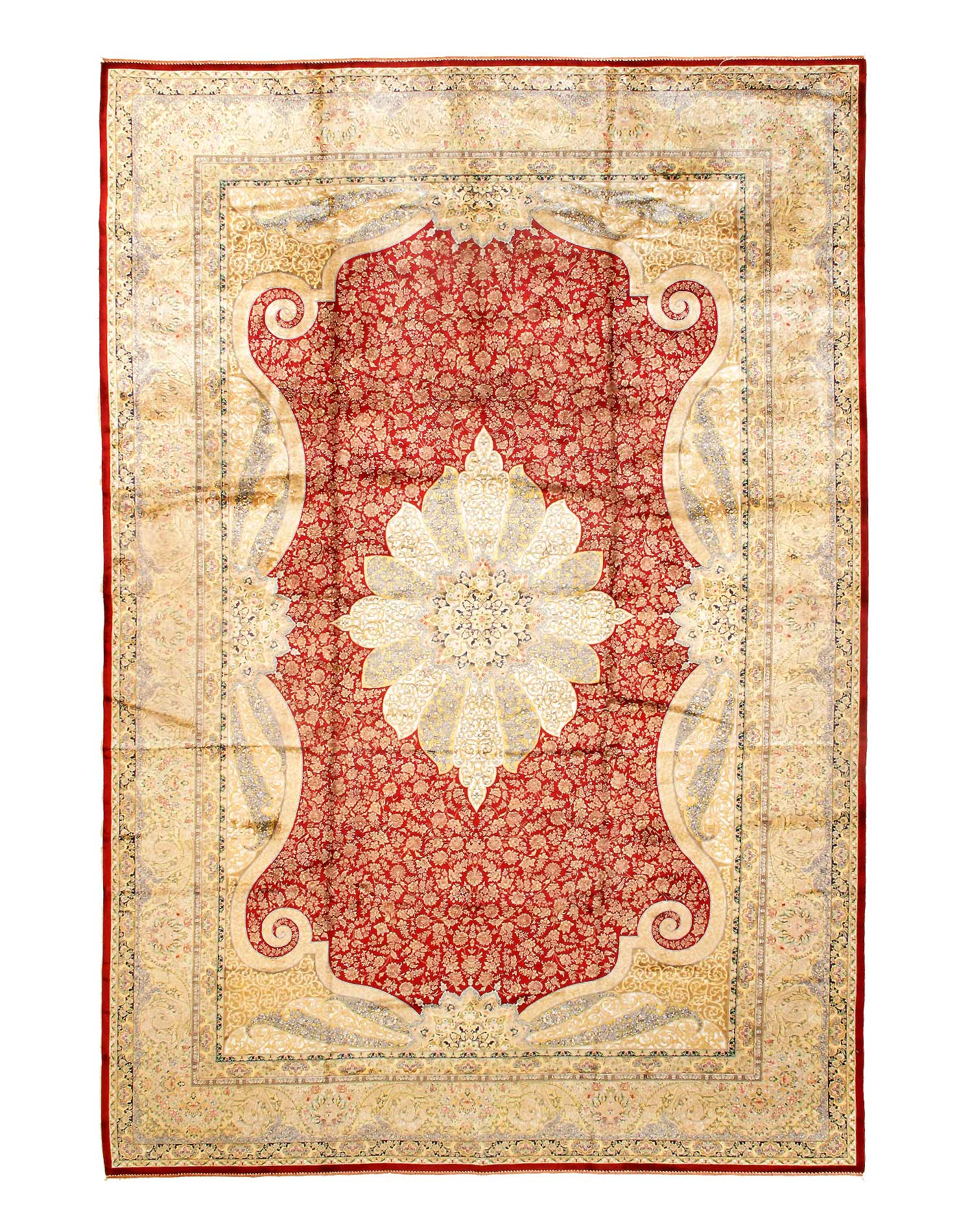Persian Qum Design Rug 6'7"X 10'