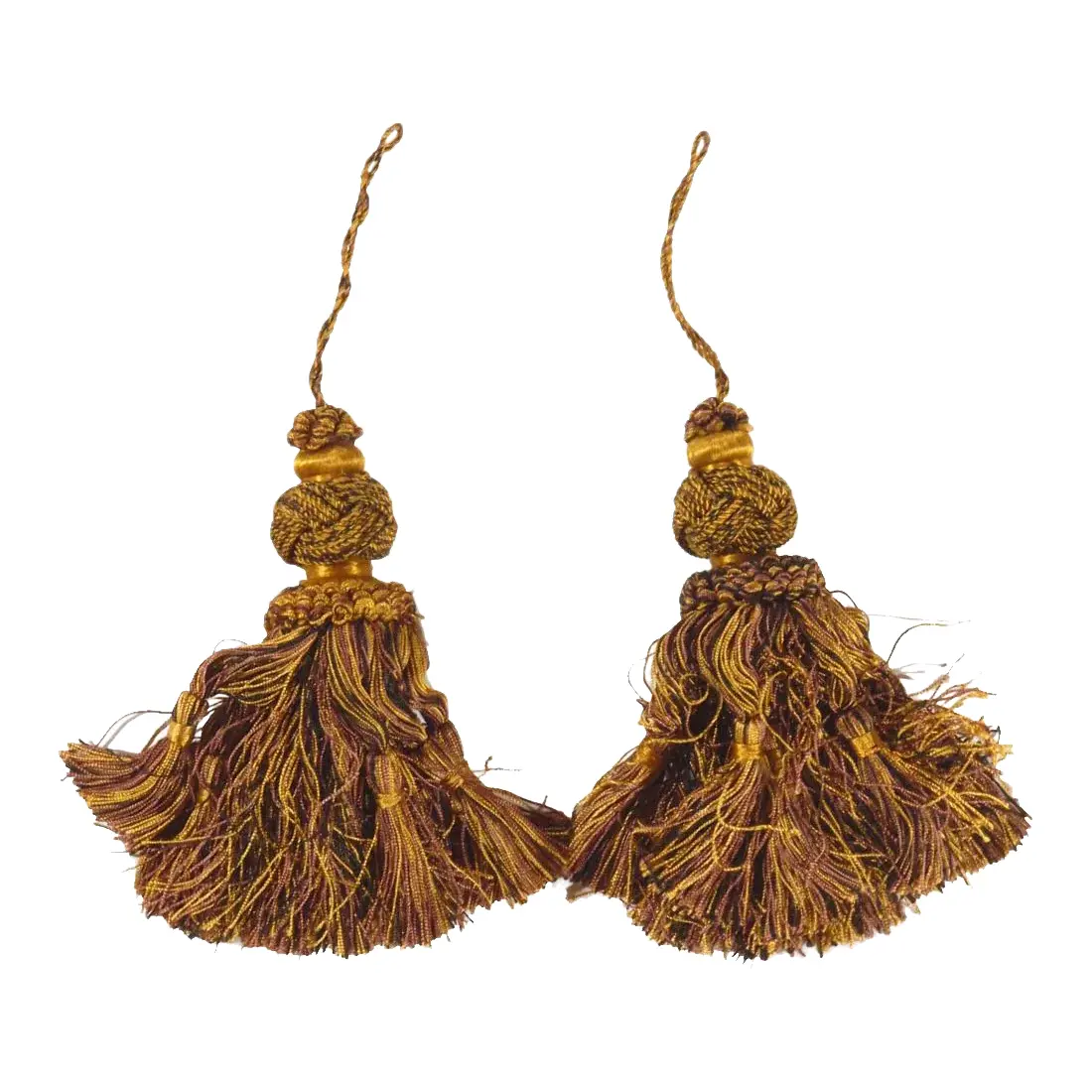 French Tassel Tiebacks - a Pair 12"H , 5"D , 2"W