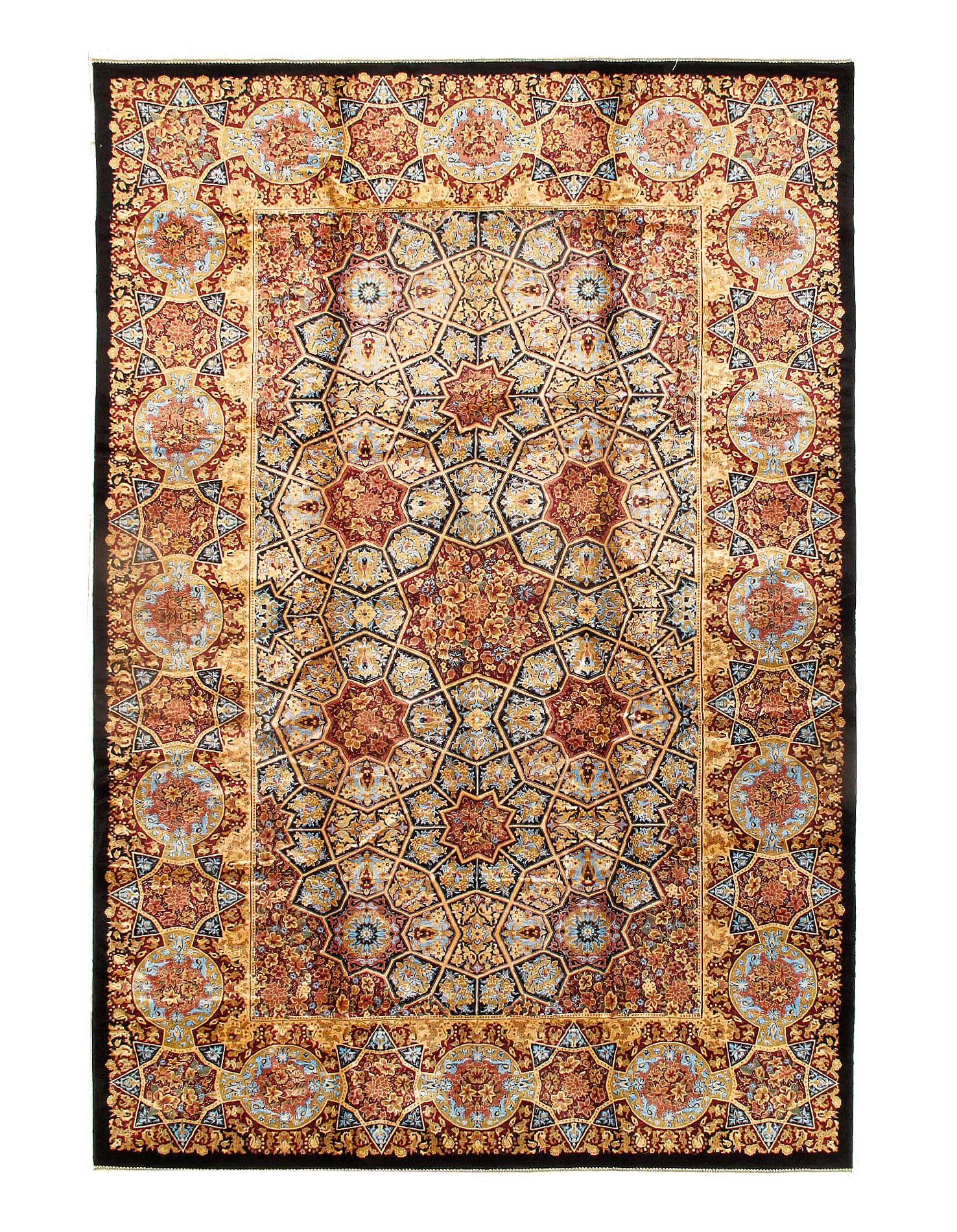 Persian Qum Design Rug 6'7"X 10'