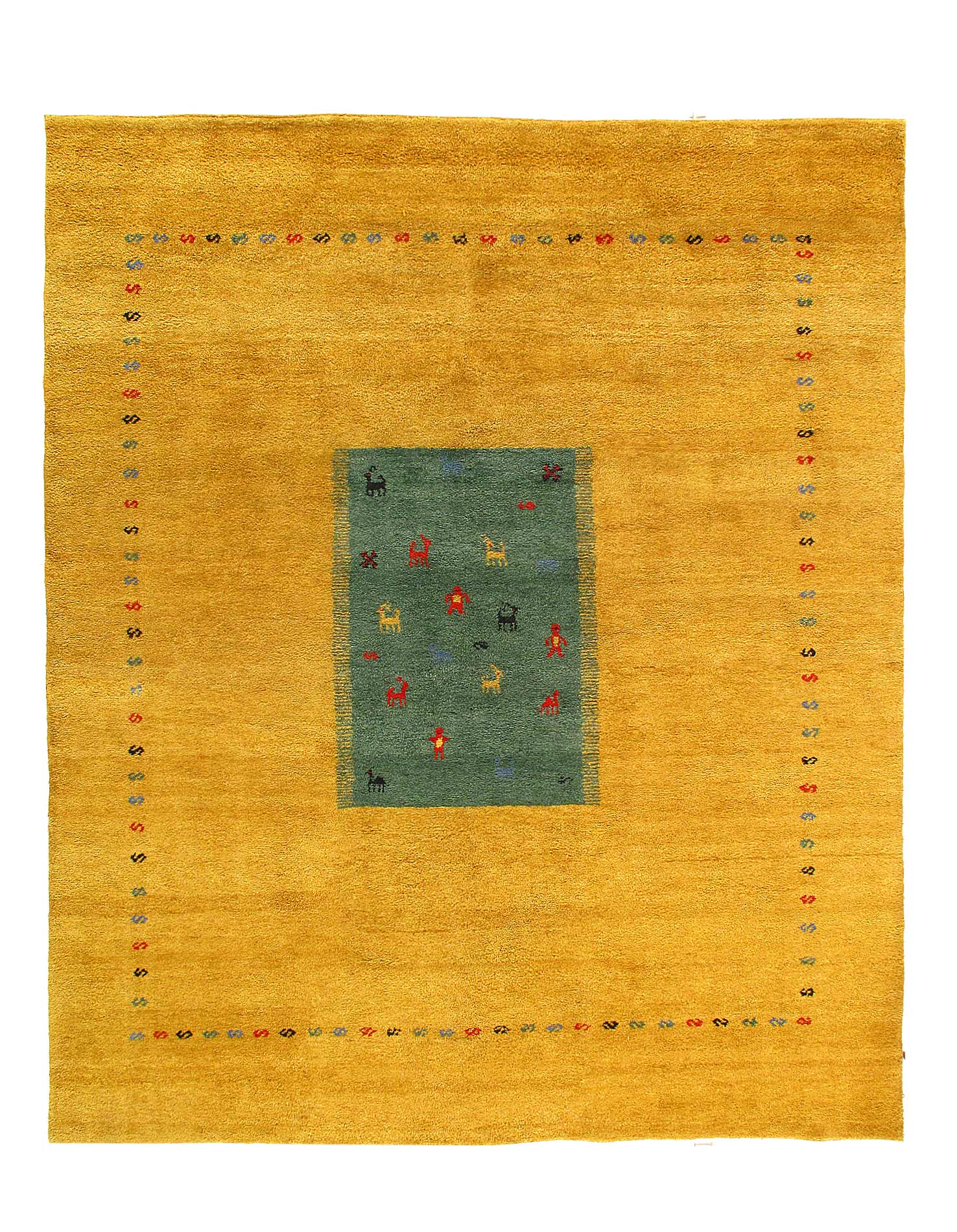 Fine Hand Knotted Gabbeh 9'X 12'