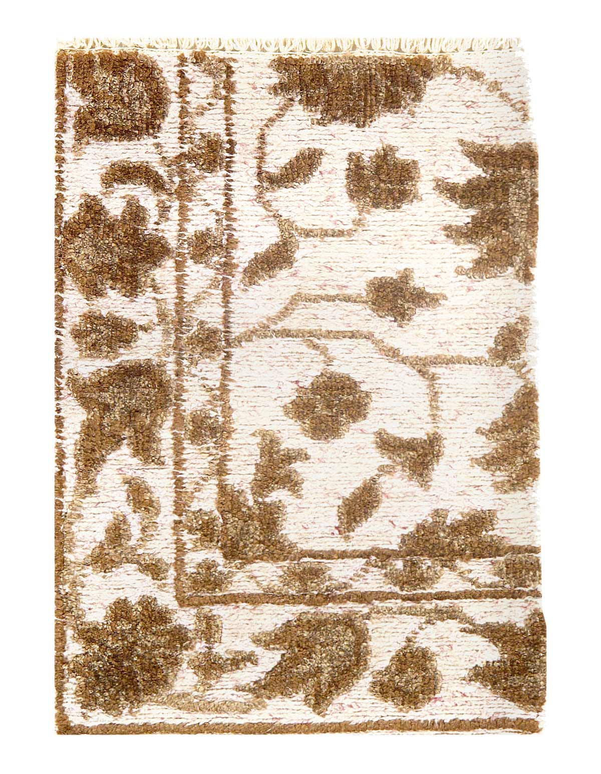 Hand Knotted Sampler Augra rug 1'3"x 1'9"