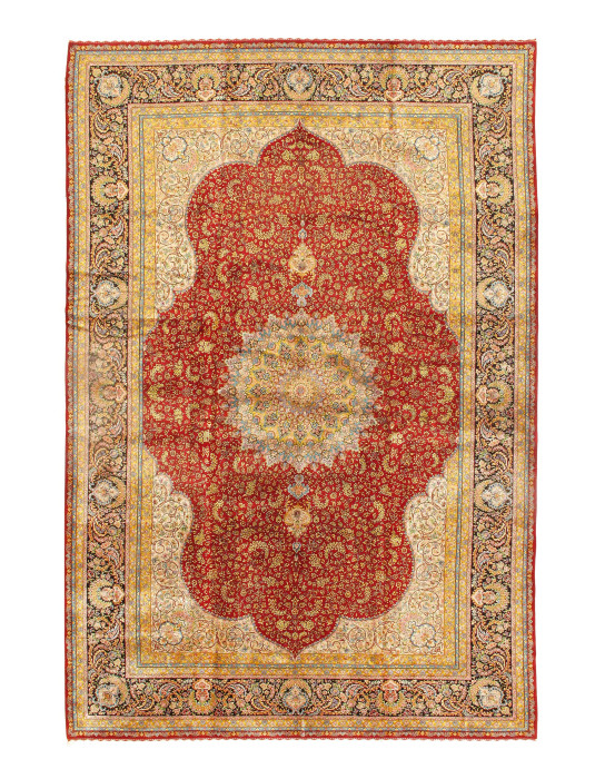 Persian Qum Design Rug  6'8"X 10'