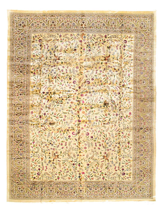 Persian Qum Design Rug 10'X 13'1"