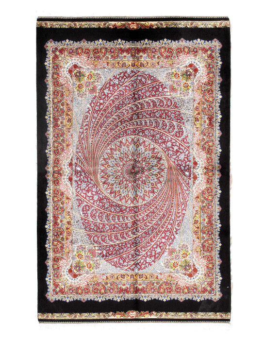 Persian Qum Design Rug  2'7"X 3'9'