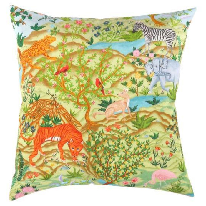 Turkish Fine Silk oriental Pillow 16"