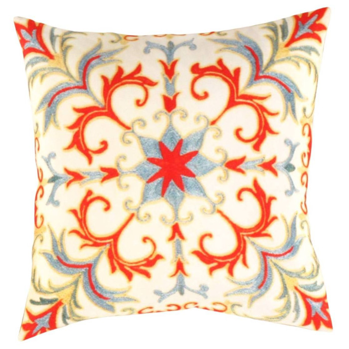 Turkish Suzani Design pillow 16"x 16"