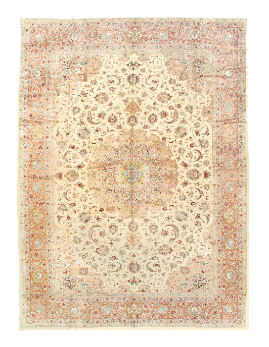 Persian Qum Design Rug 10'X 13'1"