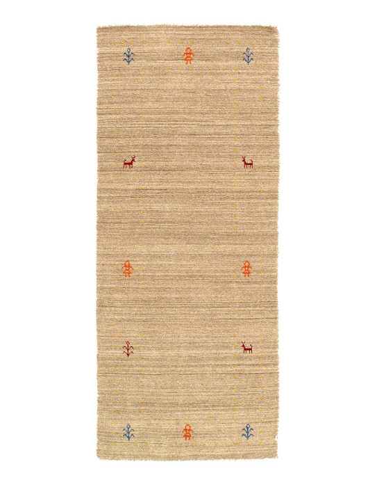 Fine Hand Knotted Persian Gabbeh Design 2'6"X 6'
