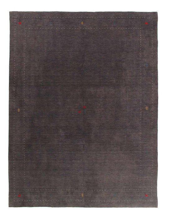 Gray Color Fine hand knotted Gabbeh rug 9' X 11'9''