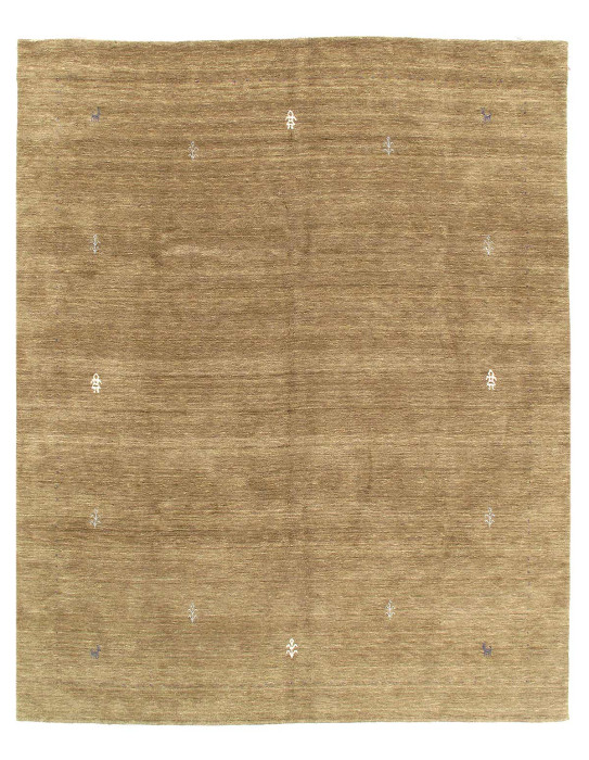 Fine hand knotted Persian Gabbeh Design size 8' X 9'9''