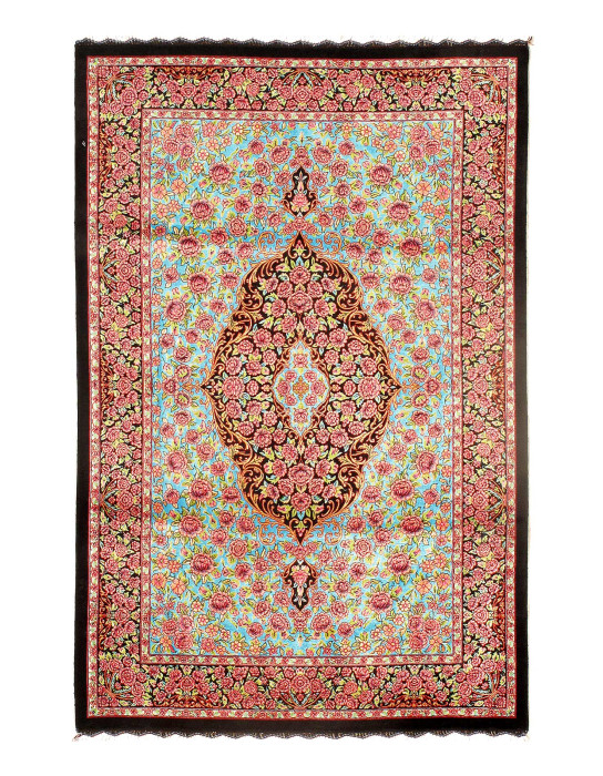 Persian Qum Design Rug 2'7"X 3'11"