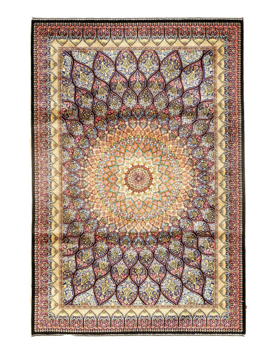 Persian Qum Design Rug 2'7"X 3'11"