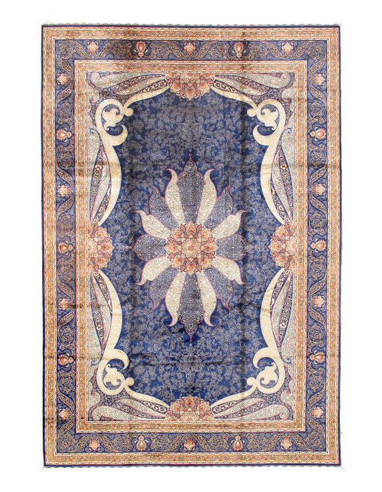 Persian Silk Qum Design 6'7'' X 9'11''