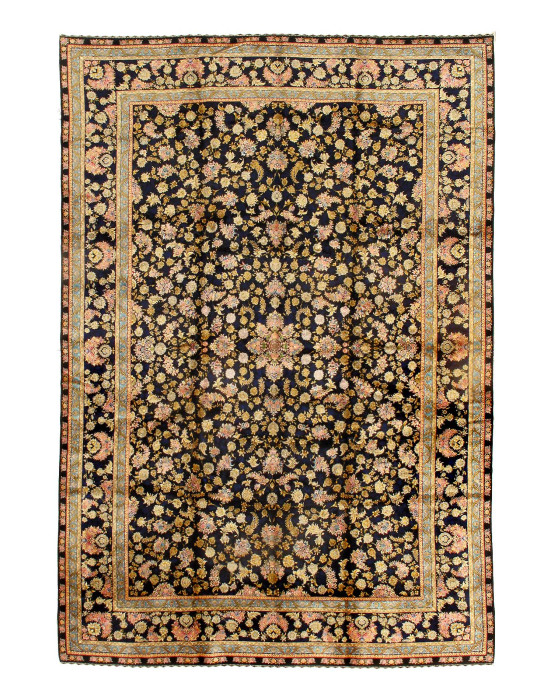 Persian Silk Qum Design 6'7'' X 9'11''