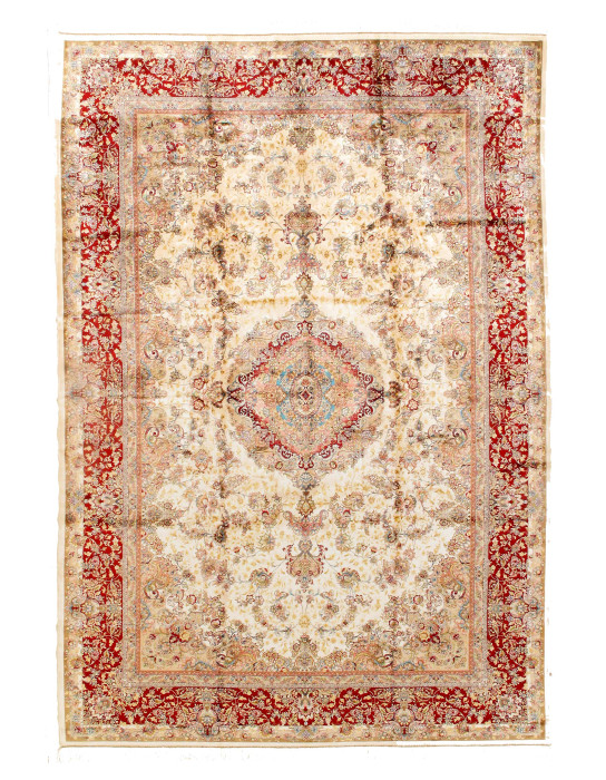 Persian Silk Qum Design 6'7'' X 9'11''