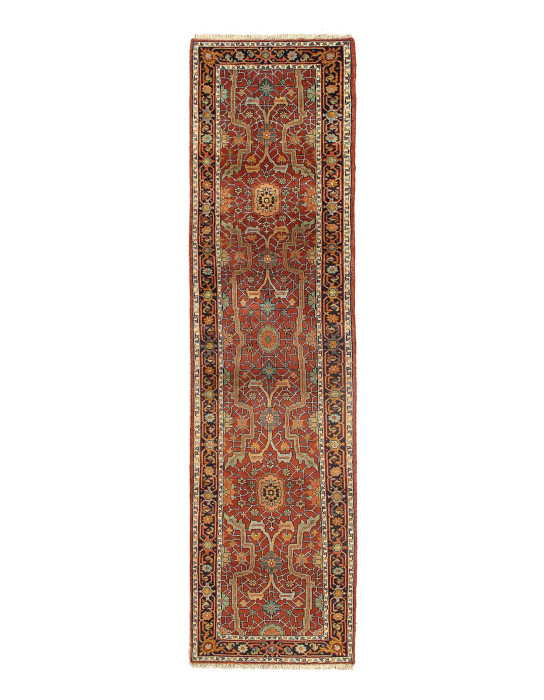 Fine Hand knotted Ralph Lauren Design runner 2'6'' X 10'1''