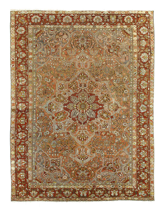 Persian Sami Antique Bakhtiari Hand-Knotted 11' X 14'1''