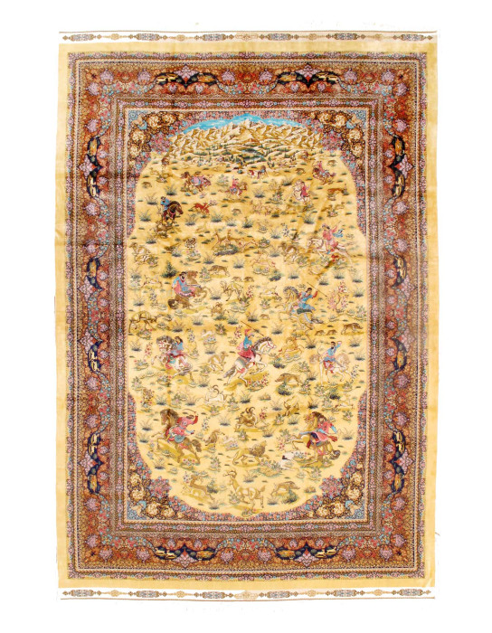 Exquisite Design Paris Palace Fine Power Loom v. Silk Rug 6'7'' X 9'11''