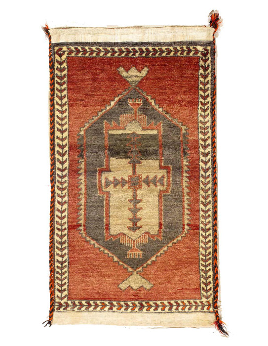 Vintage Turkish Hand Knotted saddle bag Rug 2'X 3'6"