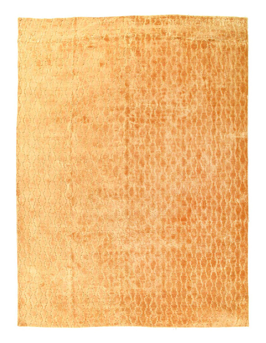 Gold Indian Modern rug Bamboo Silk 10'3"x 14'1"