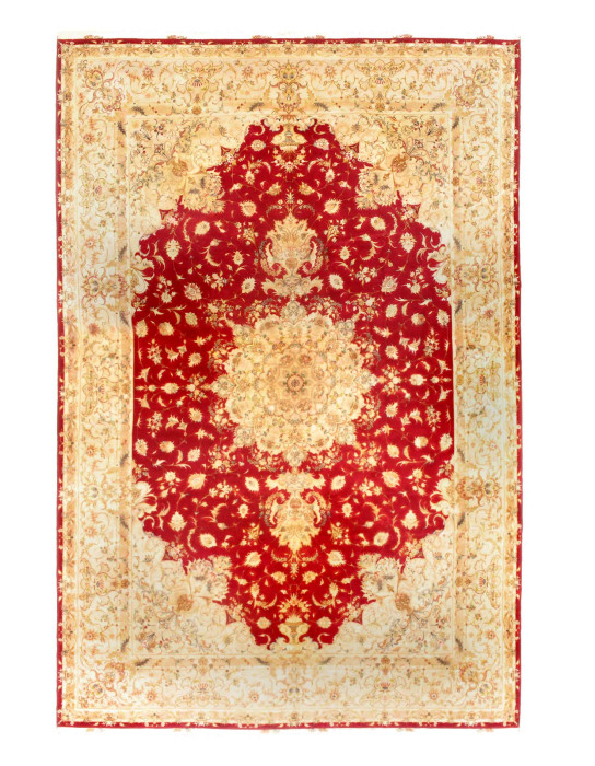 Fine Persian silk & wool Tabriz  11'3"X 16'4"