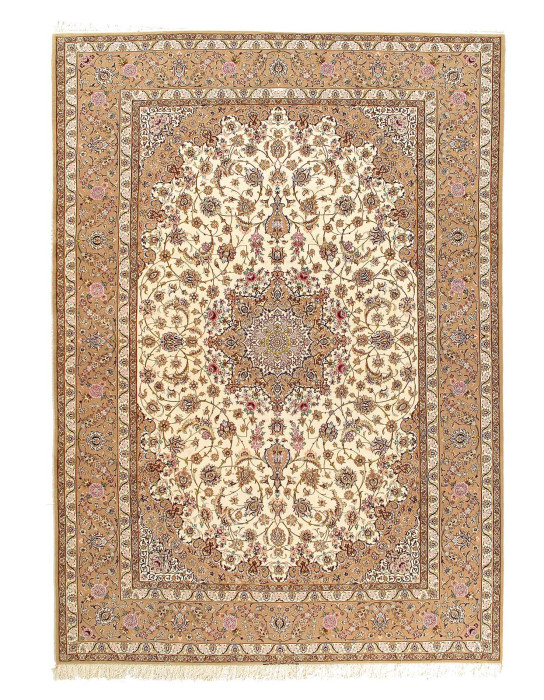 Super Fine Hand Knotted Persian silk & wool Isfahan Rug 8'3"x 11'9"