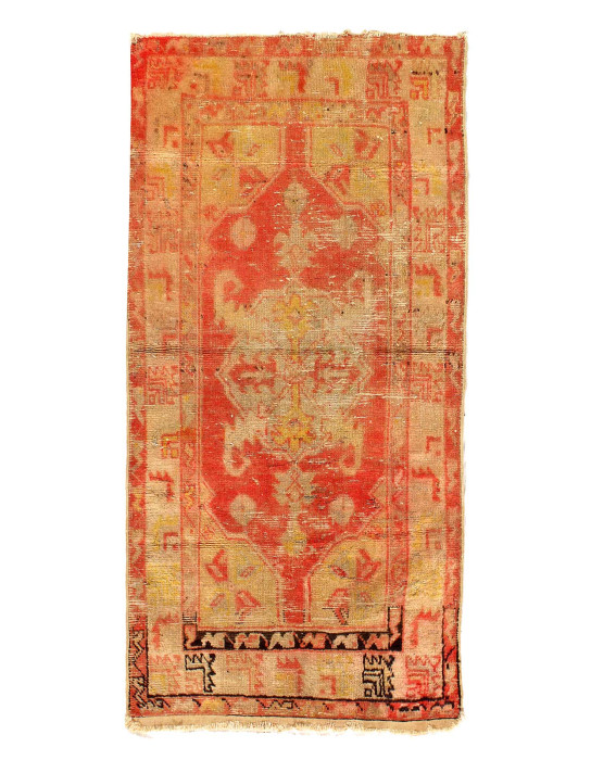 Antique Turkish Oushak Rug  2'7"X 5'2"