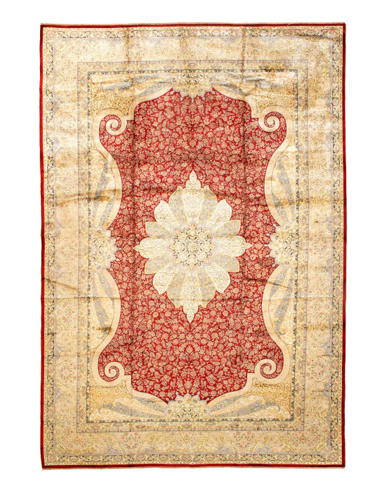 Persian Qum Design Rug 6'7"X 10'
