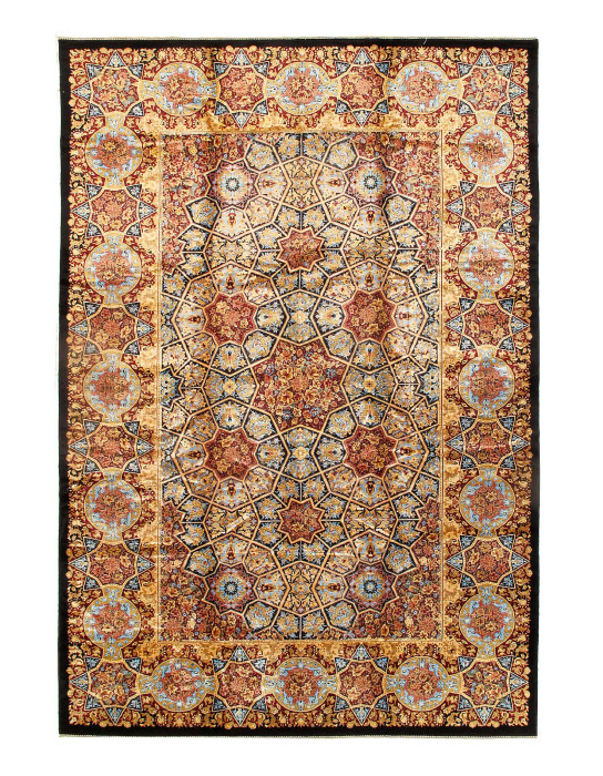 Persian Qum Design Rug 6'7"X 10'