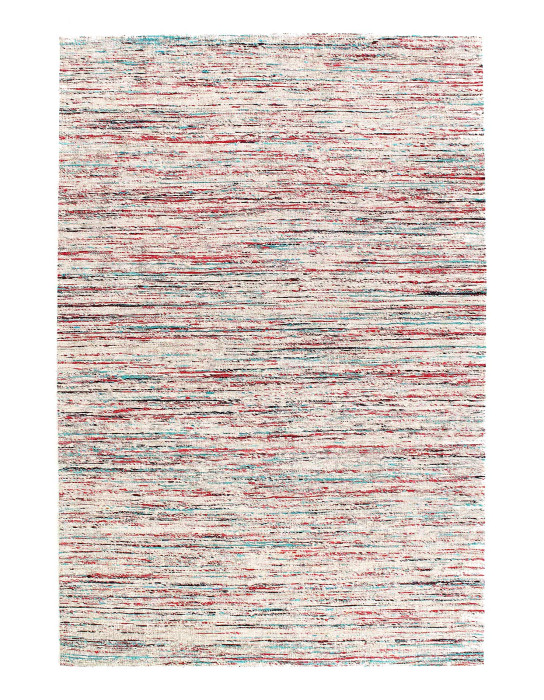 Contemporary Flat Weave Sari Silk 9'X 12'
