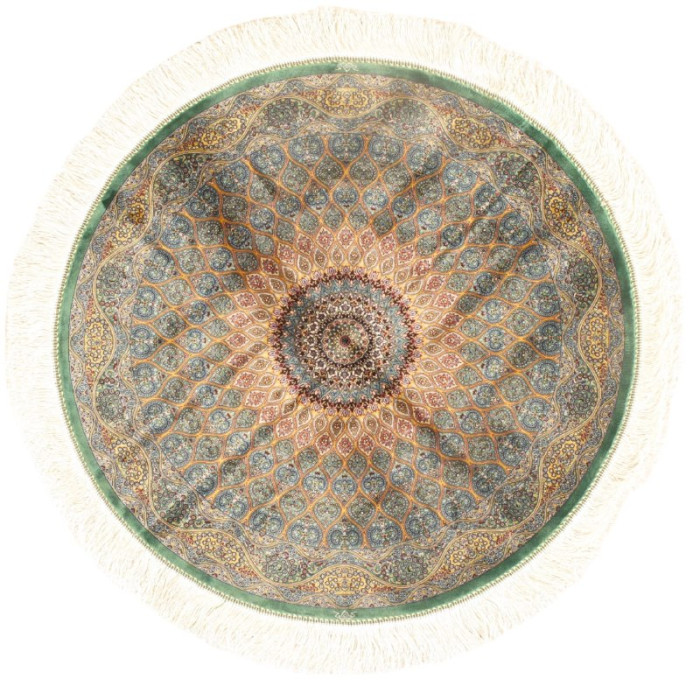 Exquisite Design Paris Palace Fine Round Rug 3'3"x 3'3"