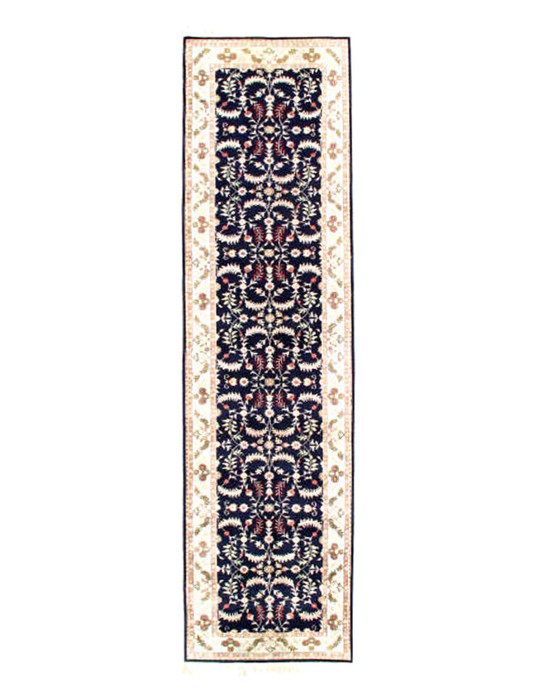 Sino Art silk Tabriz Design Runner rug  2'7"x 9'9""