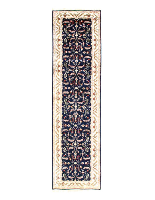 Sino Art silk Tabriz Design Runner rug 2'7"x 9'9""